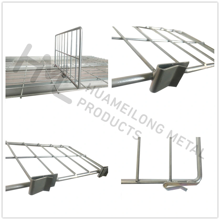 Huameilong Best Price Galvanized Wire Mesh Divider for Warehouse Rack