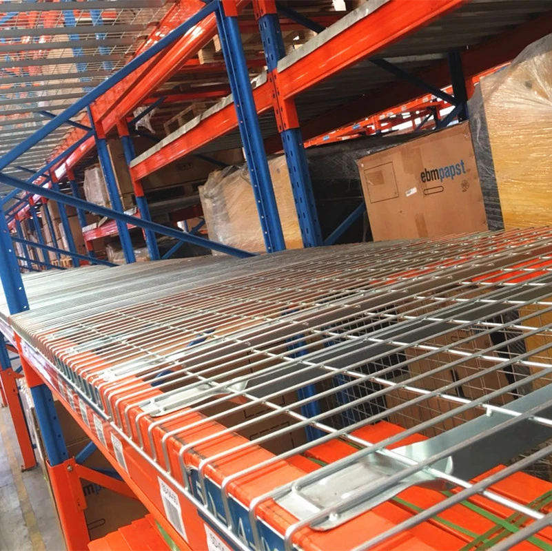 Storage Rack Box Beam Wire Mesh Decking