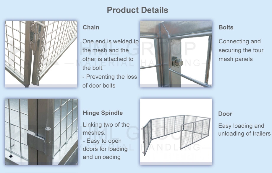 Galvanised Box Trailer Cage 600mm Height