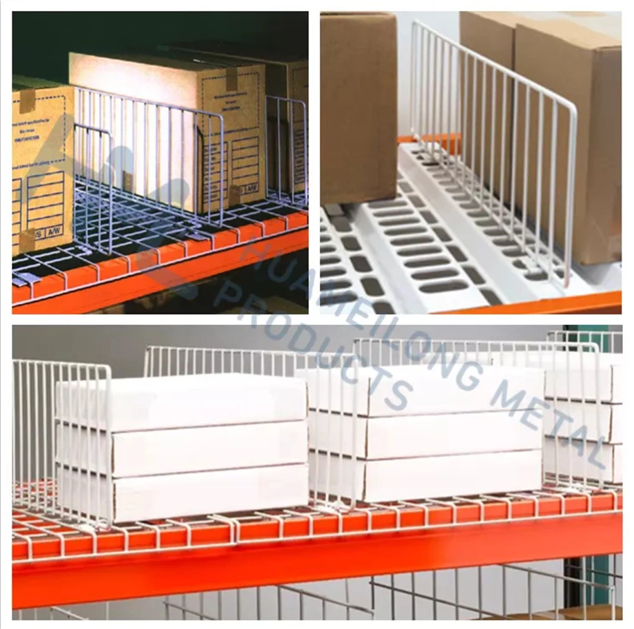 Warehouse Material Handling Metal Wire Mesh Dividers for Pallet Rack