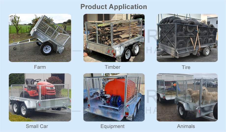 Galvanised Box Trailer Cage 600mm Height