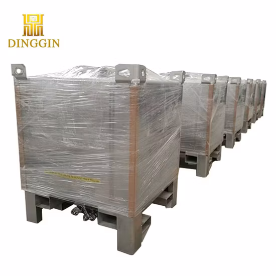 Тотализатор IBC из нержавеющей стали для пищевых продуктов емкостью 1000 литров кубический